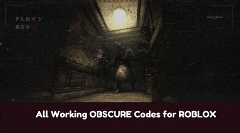 Obscure Roblox Codes