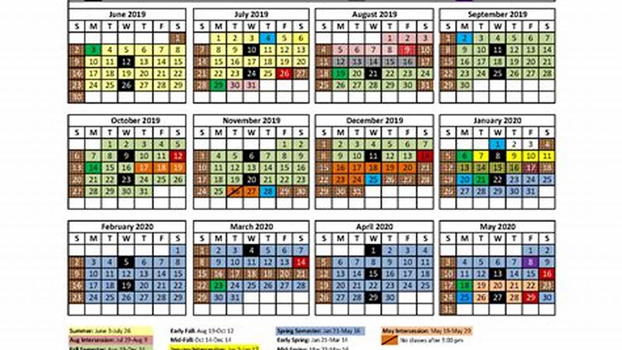 Occ Calendar Spring 2025