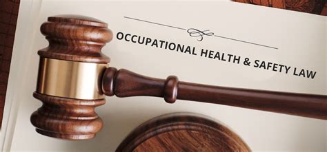 Occupational Health and Safety Laws and Regulations