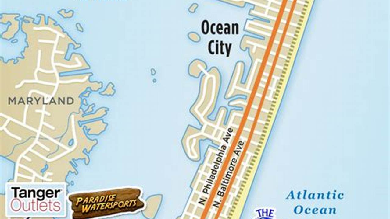 Ocean City, Md / Map., 2024