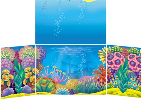 Ocean Diorama Background Printable