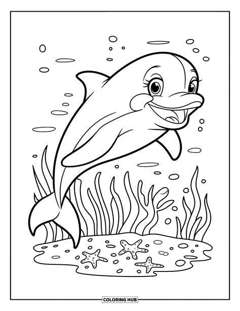 Ocean Animals Coloring Page