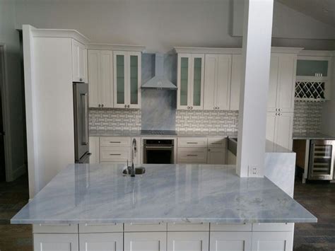 Discover the Majestic Beauty of Ocean Blue Quartzite: Elevate Your Kitchen with this Dazzling and Durable Stone