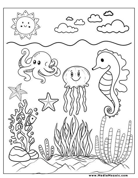 Ocean Coloring Pages