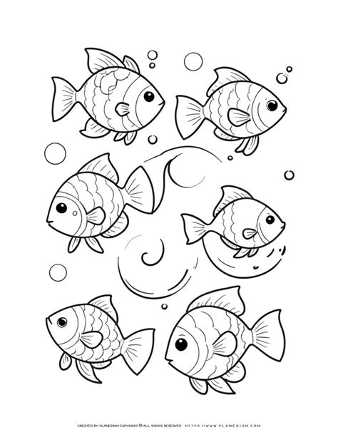 Ocean Fish Coloring Pages