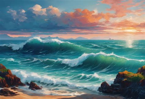 Ocean Landscape Art
