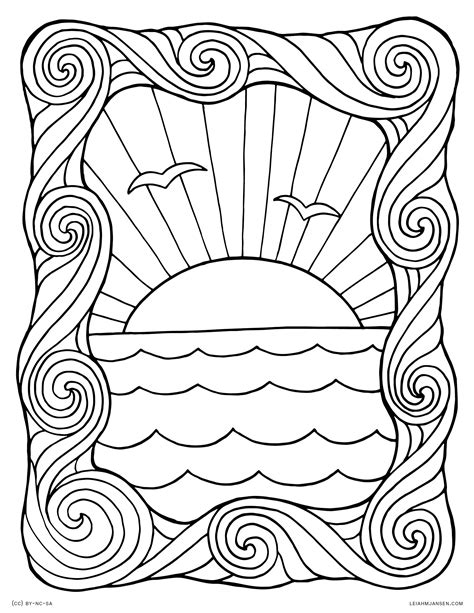 Ocean Printable Coloring Pages