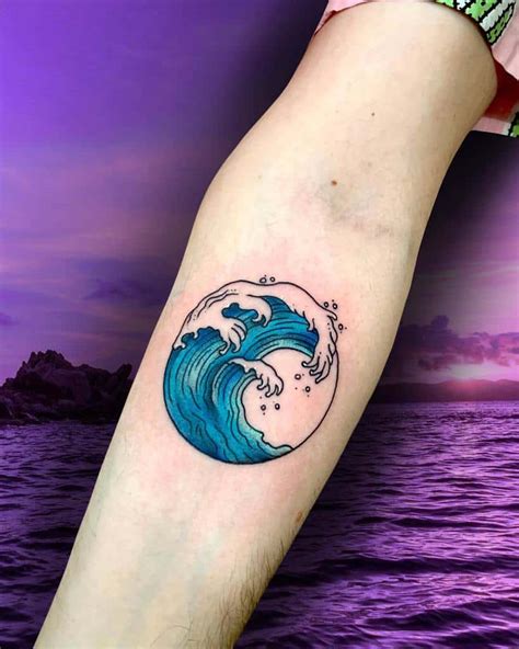 Ocean Wave Tattoo