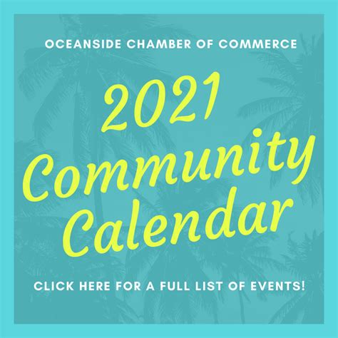 Oceanside Events Calendar