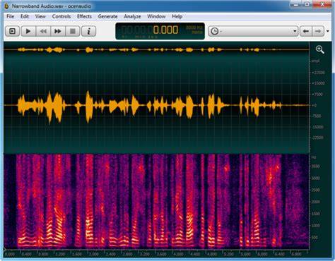 Ocenaudio audio editing software