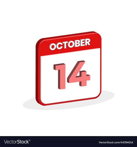 Oct 14 Calendar