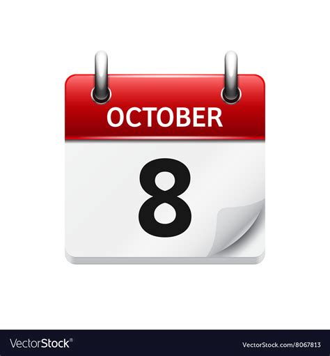 October 8 Calendar