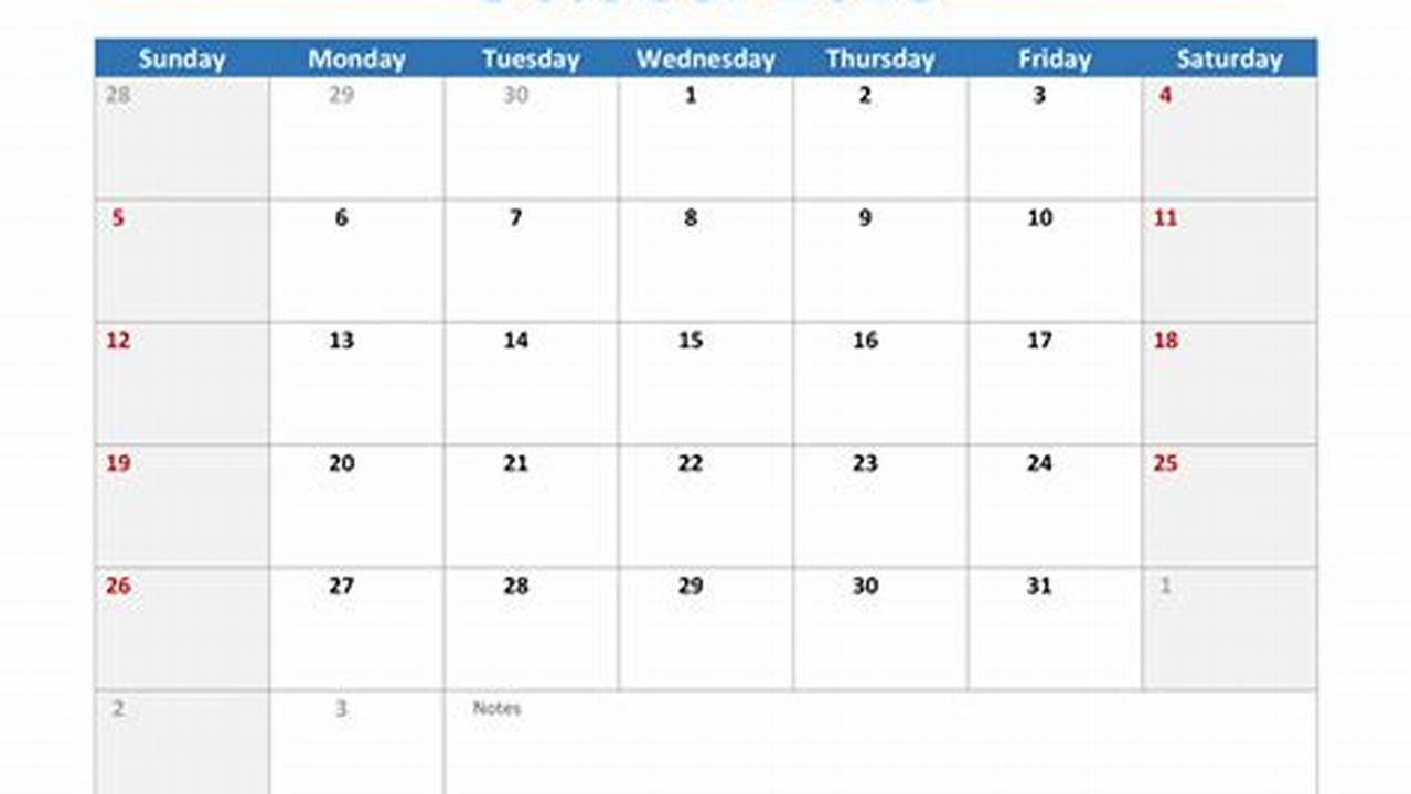 October Editable Calendar 2025