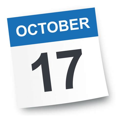 October 17th Calendar
