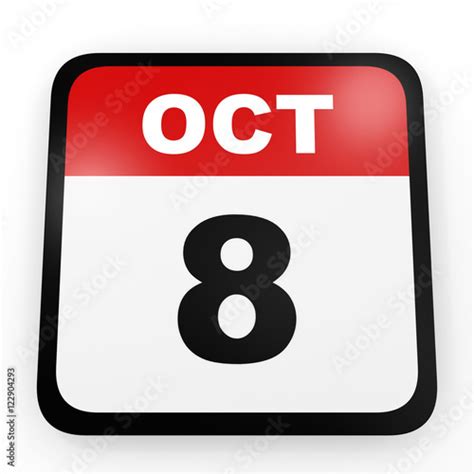 October 8 Calendar