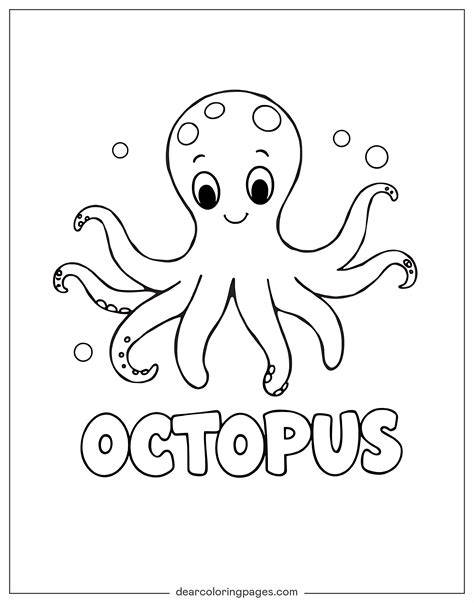 Octopus Color Page
