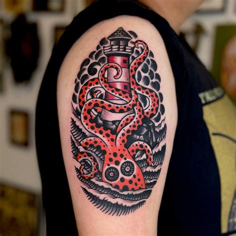 Octopus Traditional Tattoo