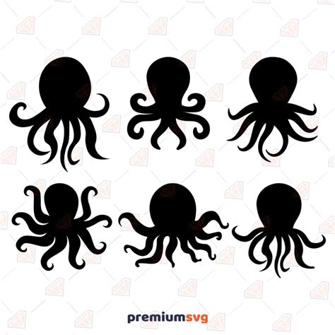 Download Octopus is Not Free Silhouette Graphic Files DXF Files