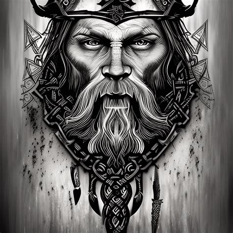 Odin God Tattoo