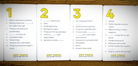 Off Topic Game