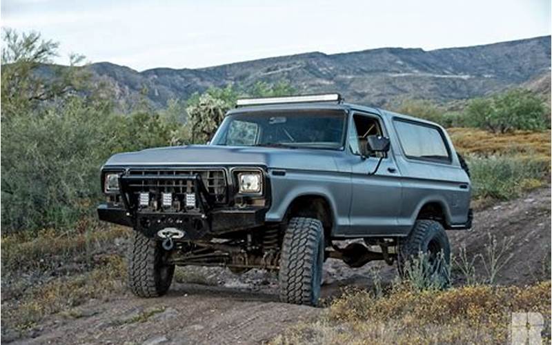 Off-Road Capabilities Of The 1979 Ford Bronco