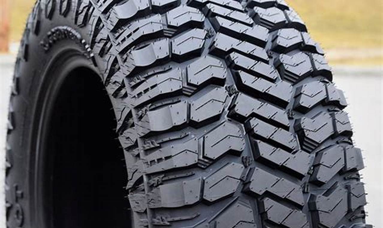 Off-road tires for rugged terrain