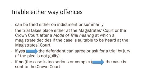 Offences Triable Indictment Only