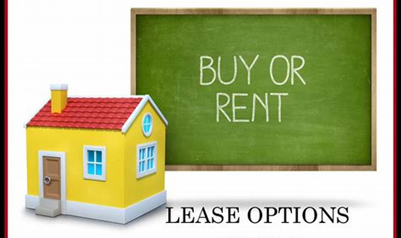 Offering a lease-option to accommodate buyer needs