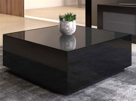 Offers Black Glass Coffee Table Square