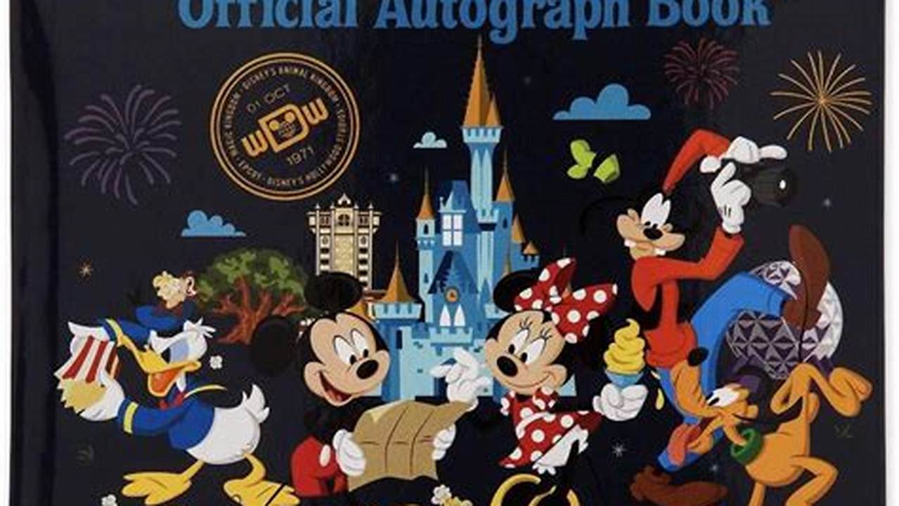 Official Disney Autograph Book 2024