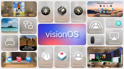 Official Apple VisionOS apps
