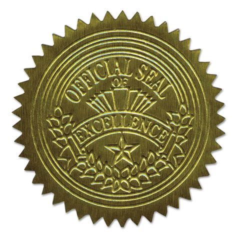 Gold Seal Certificate St… 