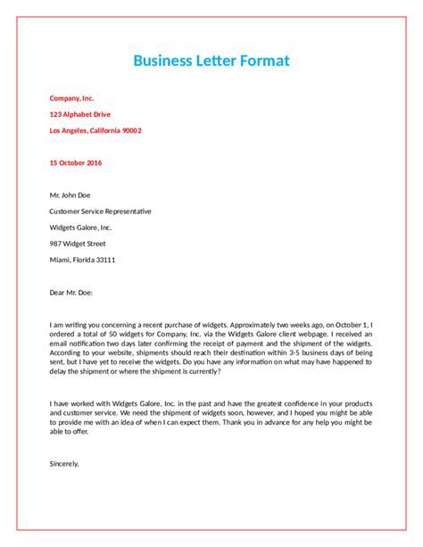 New format letter writing 81