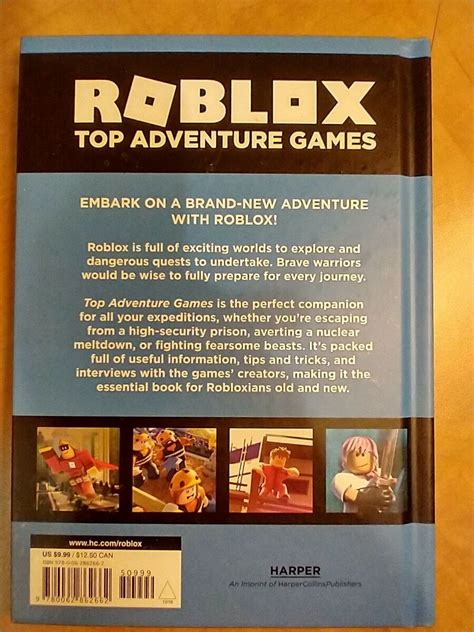 Official Roblox Books (Harpercollins) Roblox Top Adventure Games 