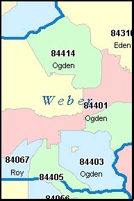 Ogden Ut Zip Code Map Table Rock Lake Map