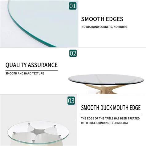 Ogee Edge Glass Table Top