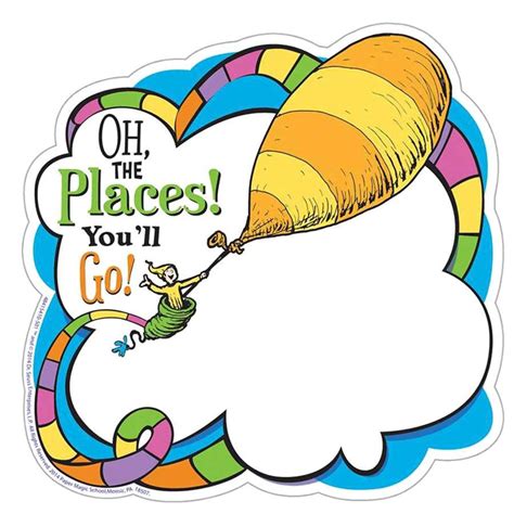 Oh The Places You'll Go Printable Border