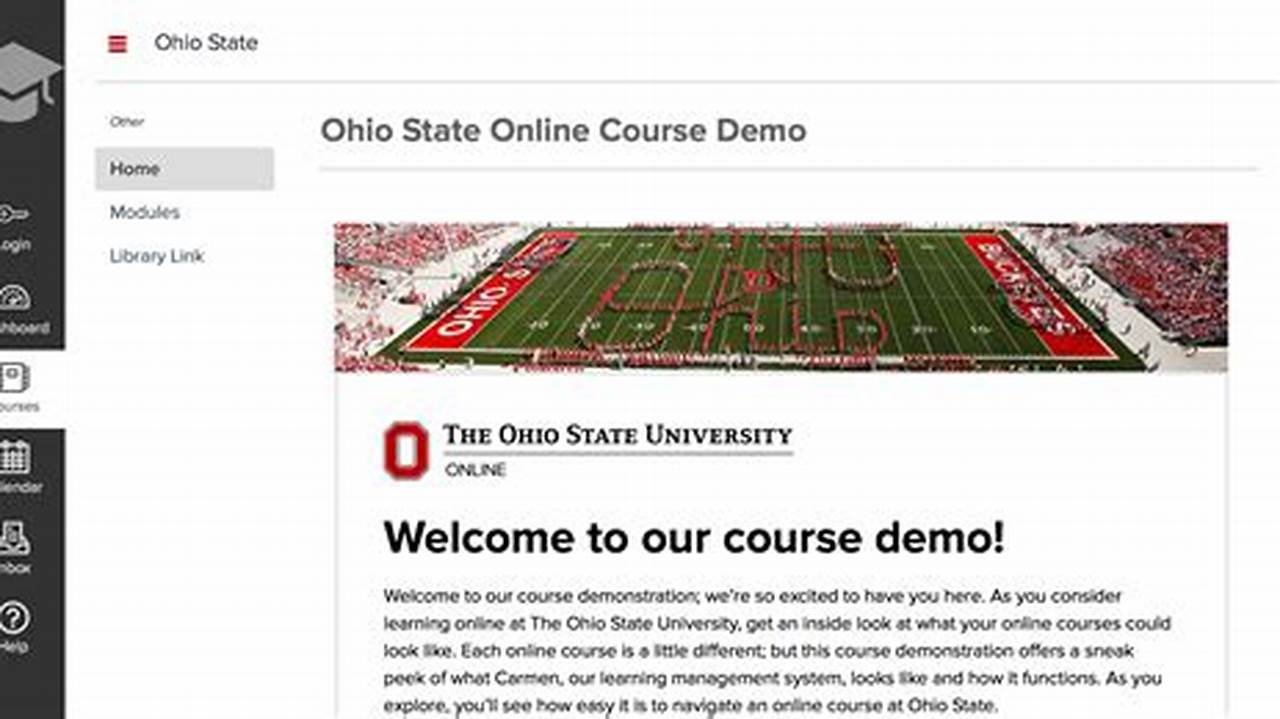 Ohio State Courses 2024