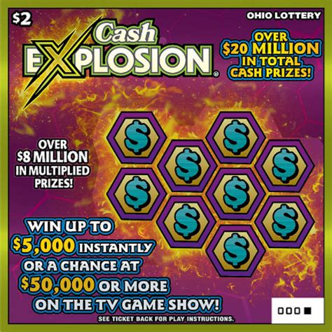 Ohio Lottery Cash Explosion One Ticket Transforms Life!