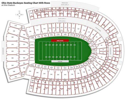 Ohio Stadium Seating Chart