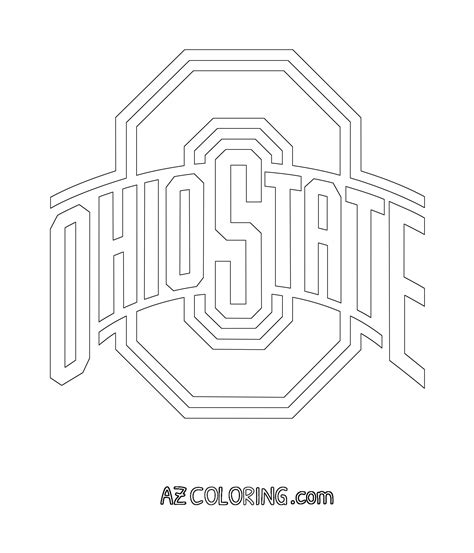 Ohio State Buckeyes Coloring Pages