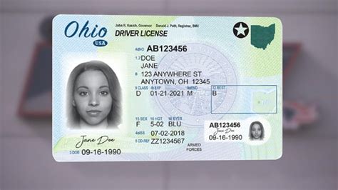 Ohio State Driver's License
