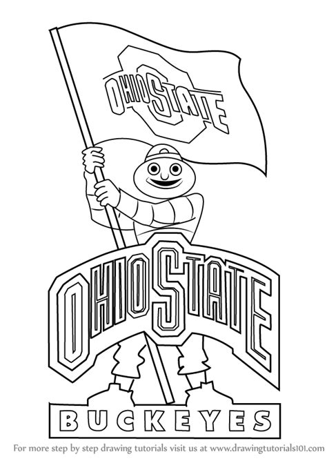 Ohio State University Coloring Pages