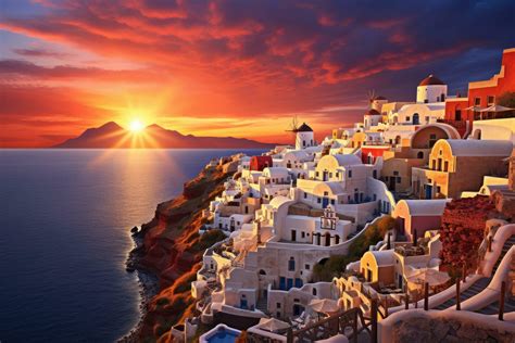 Oia sunset view