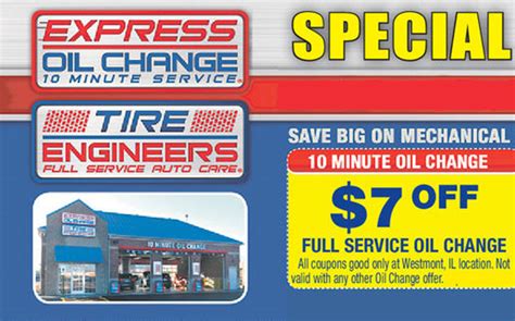 Oil Express Coupon $25 Printable