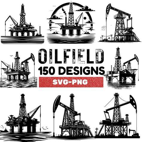 Strike Gold with Oilfield SVG: Unlock the Power of Customizable Design for Your Oil and Gas Business!