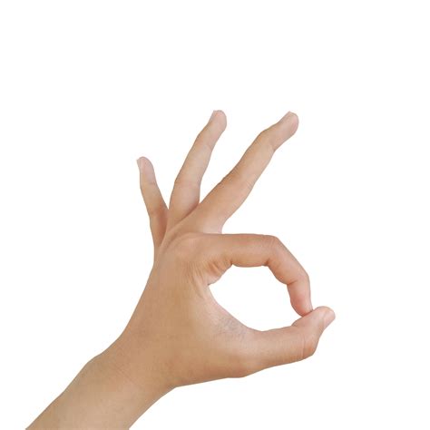 Ok Hand Sign