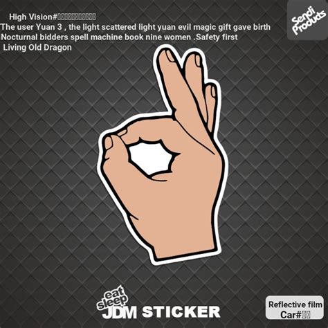 Ok Sticker For Electric Car