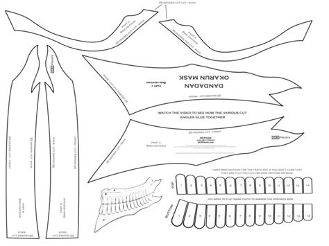 Okarun Mask Template