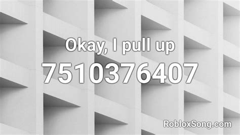 Okay, I pull up Roblox ID